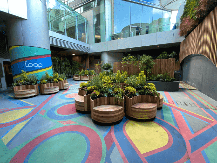 New Garden at The Loop at Devon House