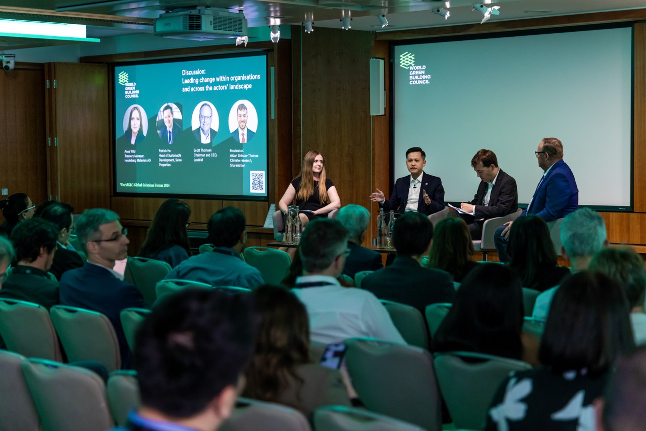 World Green Building Council Global Solutions Forum at London Climate Action Week